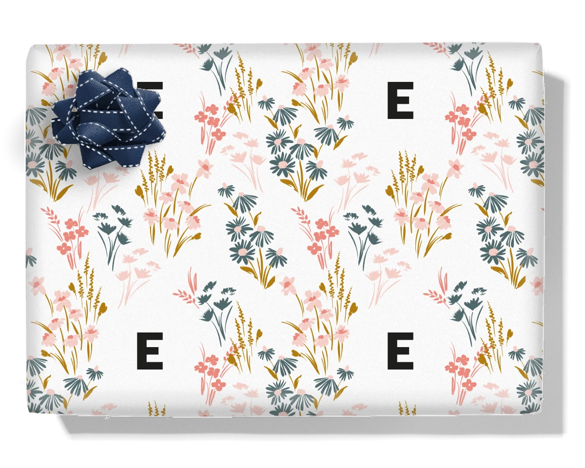 Summer Field Personalised Wrapping Paper