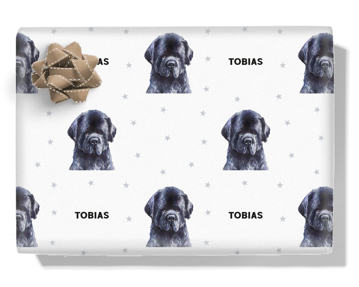Newfoundland Personalised Wrapping Paper