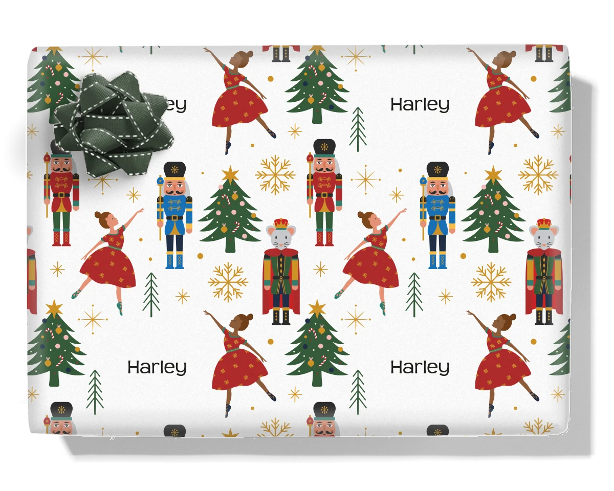 Nutcracker Personalised Wrapping Paper