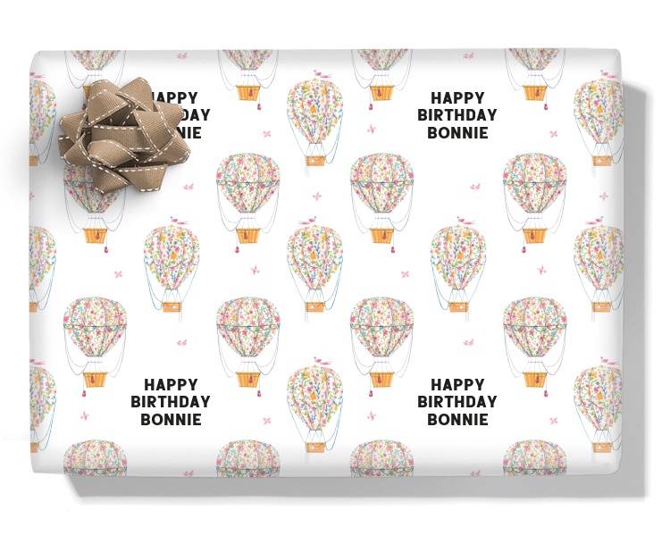 Pretty Floral Air Balloons