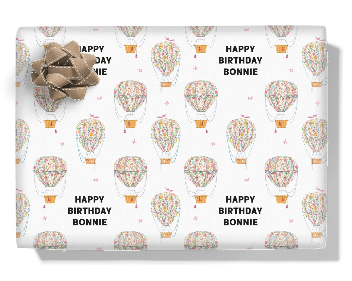 Pretty Floral Air Balloons